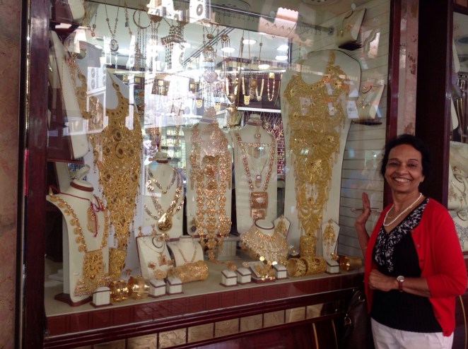 Mommy at the Gold Souk!